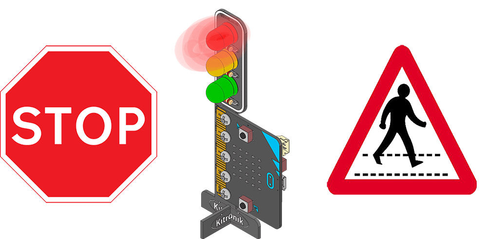 Kitronik micro:bit Traffic Light Tutorials