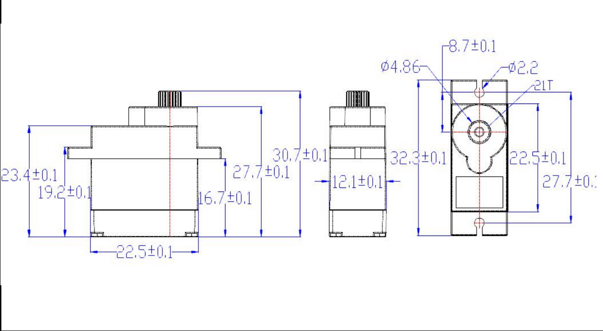 FS90R 360 Degree Continuous Rotation Servo