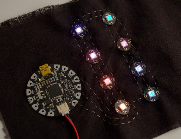 Adafruit FLORA Sewable RGB Smart Neo Pixel version 2 - Pack of 4