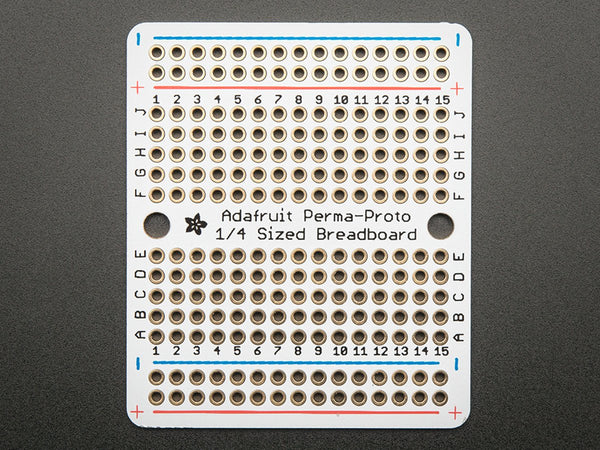 Adafruit Perma-Proto Quarter Breadboard PCB - Single