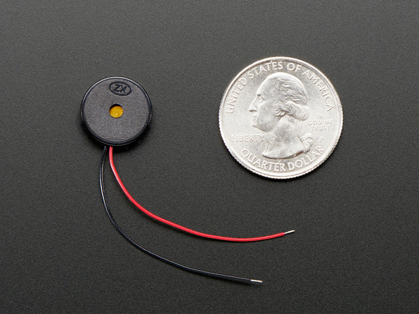 Small Enclosed Piezo w/Wires