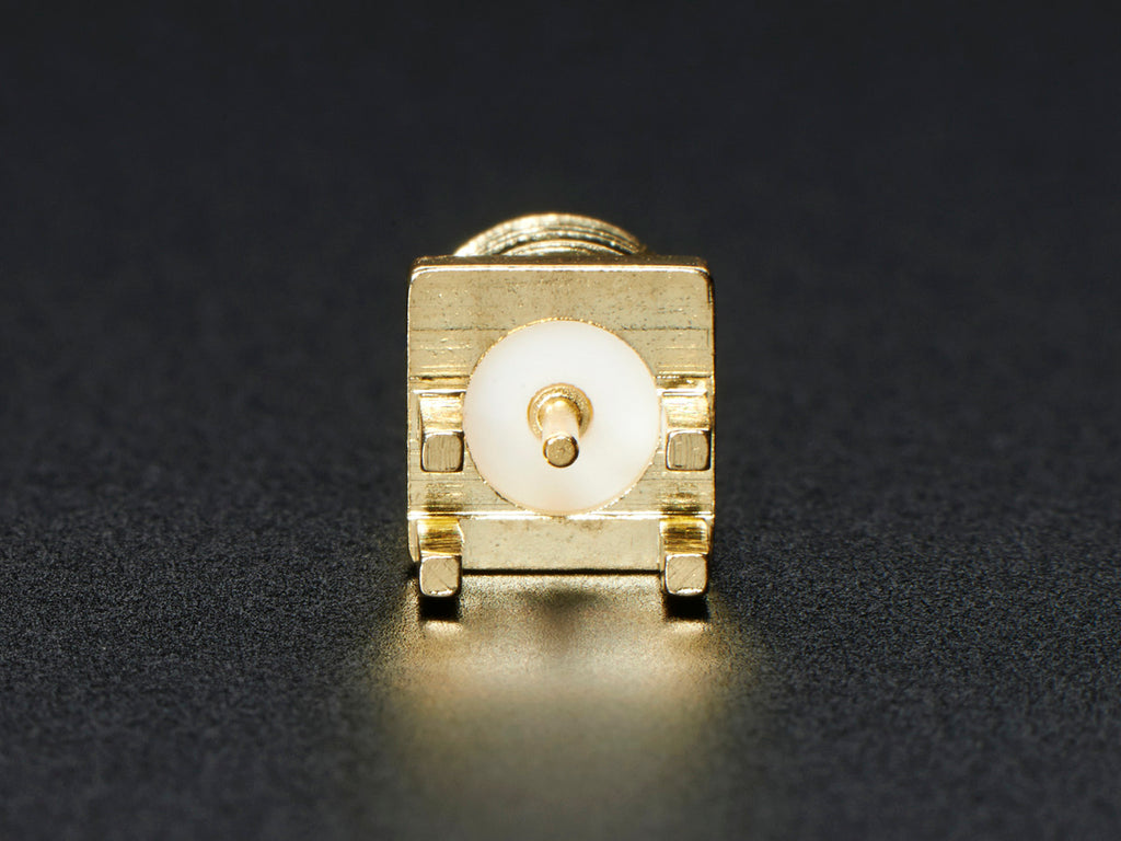 Edge-Launch SMA Connector for 1.6mm / 0.062" Thick PCBs
