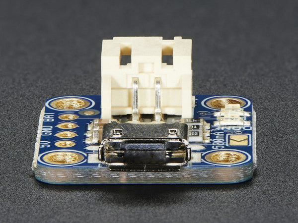 Adafruit Micro Lipo w/MicroUSB Jack - USB LiIon/LiPoly charger - v1