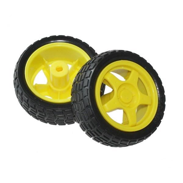 Wheel for Geared Hobby Motor