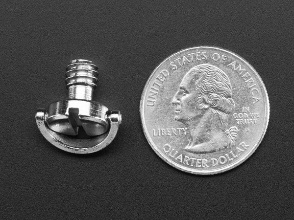 1/4" Screw with D-Ring - for Cameras / Tripods / Photo / Video