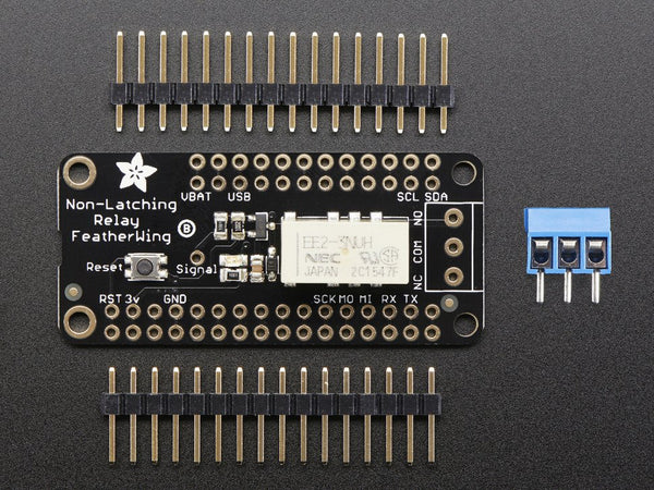 Adafruit Non-Latching Mini Relay FeatherWing