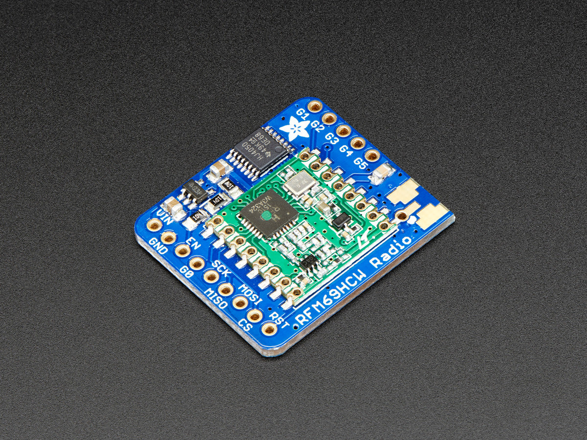 Adafruit RFM69HCW Transceiver Radio Breakout - 868 or 915 MHz - RadioFruit