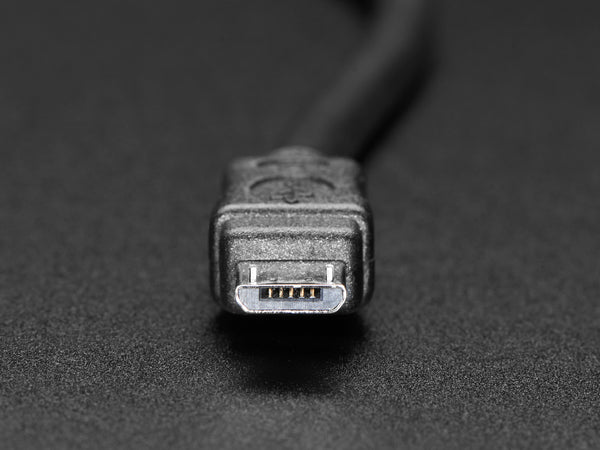 Panel Mount Extension USB Cable - Micro B Male to Micro B Female