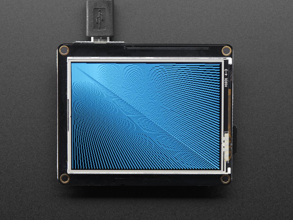 Adafruit TFT FeatherWing - 2.4" 320x240 Touchscreen For All Feathers