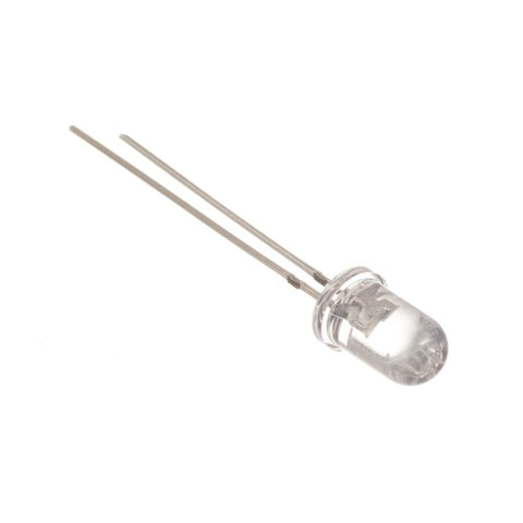 White 5mm Water Clear LED - 15 deg - 17500mCd