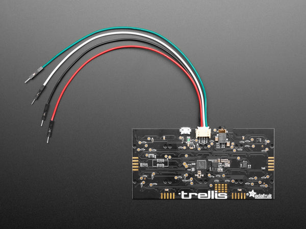 JST PH 4-Pin to Male Header Cable - I2C STEMMA Cable - 200mm