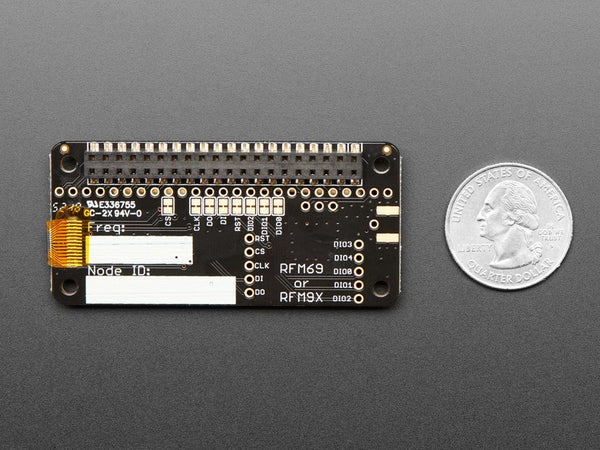 Adafruit RFM69HCW Tranceiver Radio Bonnet - 868 or 915 MHz