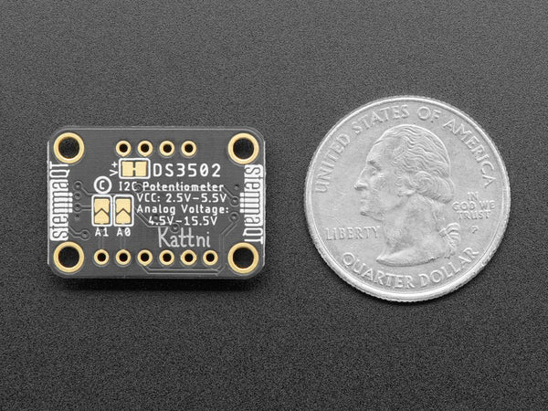 Adafruit DS3502 I2C Digital 10K Potentiometer Breakout - STEMMA QT / Qwiic