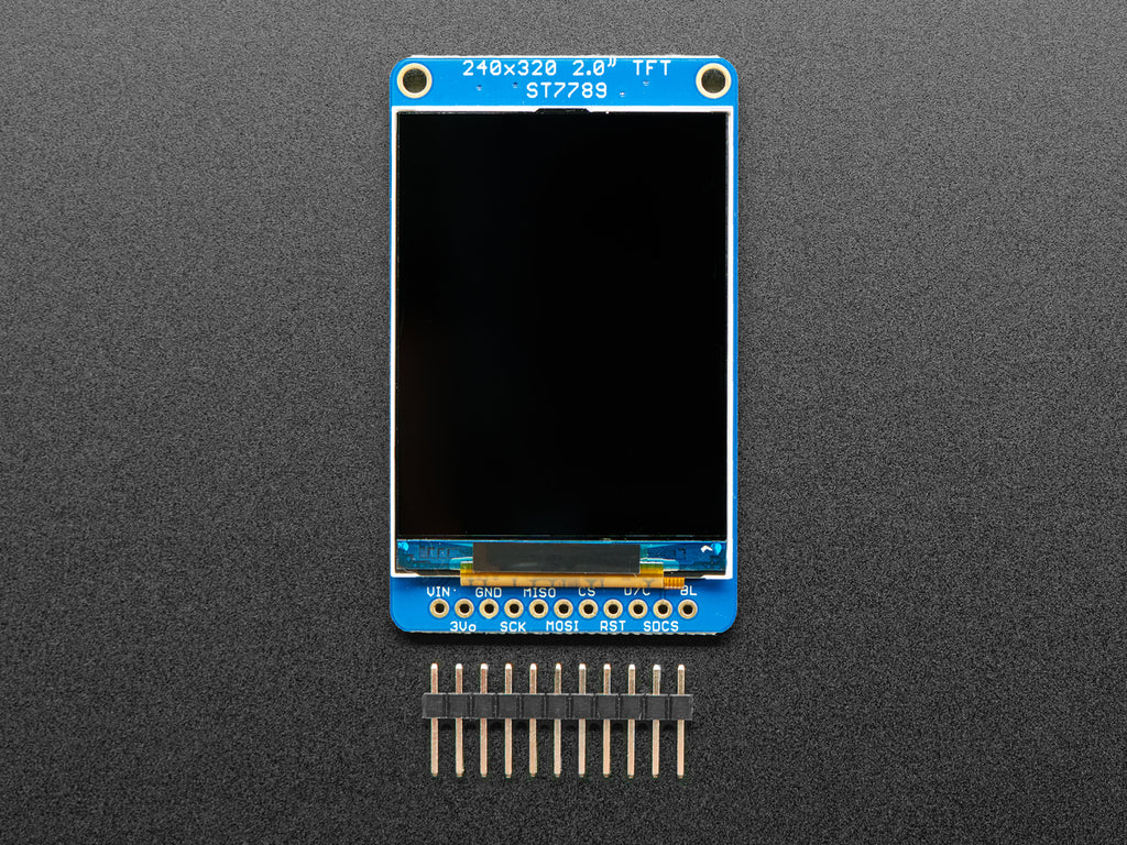 2.0" 320x240 Color IPS TFT Display with microSD Card Breakout