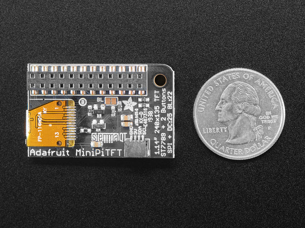 Adafruit Mini PiTFT - 135x240 Color TFT Add-on for Raspberry Pi