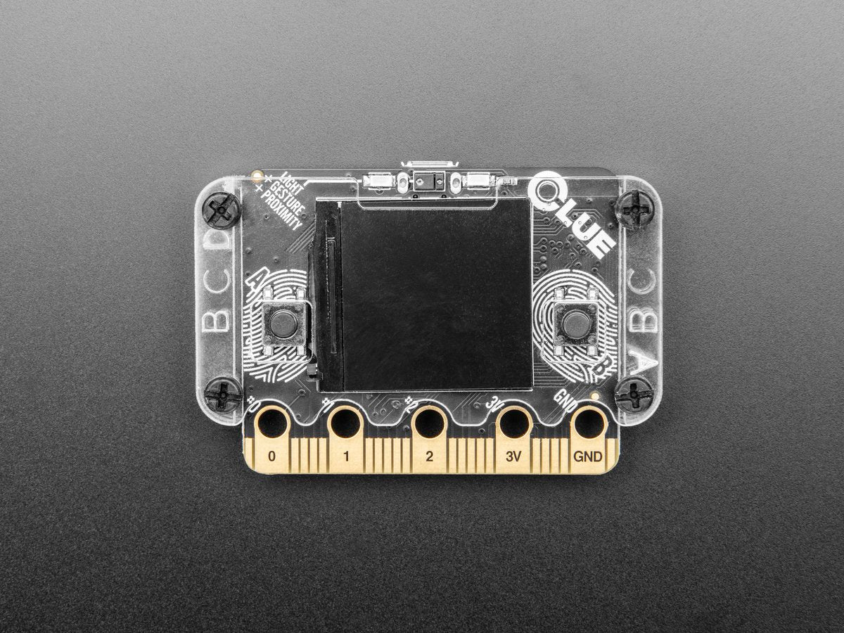 Clear Acrylic Enclosure + Hardware Kit for Adafruit CLUE