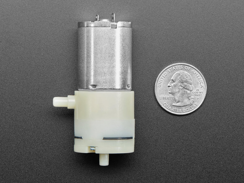 Air Pump and Vacuum DC Motor - 4.5 V and 2.5 LPM - ZR370-02PM