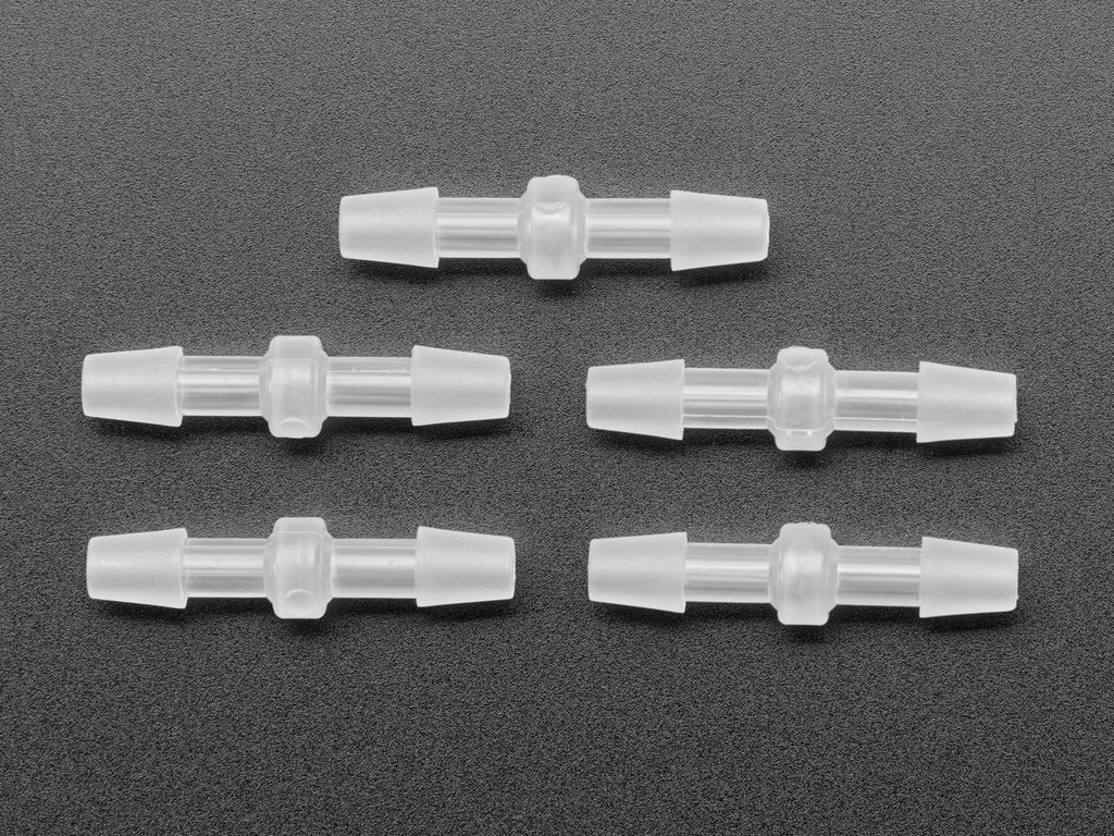 2-Prong Barbed Fitting Connector for Silicone Tubing - 5-pack