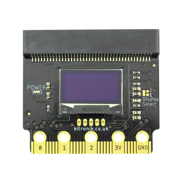 Kitronik :VIEW Graphics128 OLED display 128x64 for BBC micro:bit