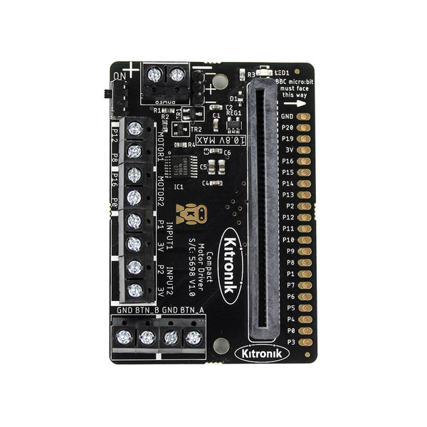 Kitronik Compact Motor Driver Board for the BBC micro:bit