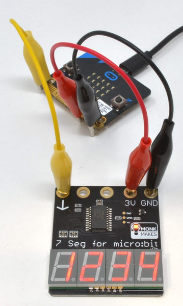 MonkMakes 7-segment for micro:bit