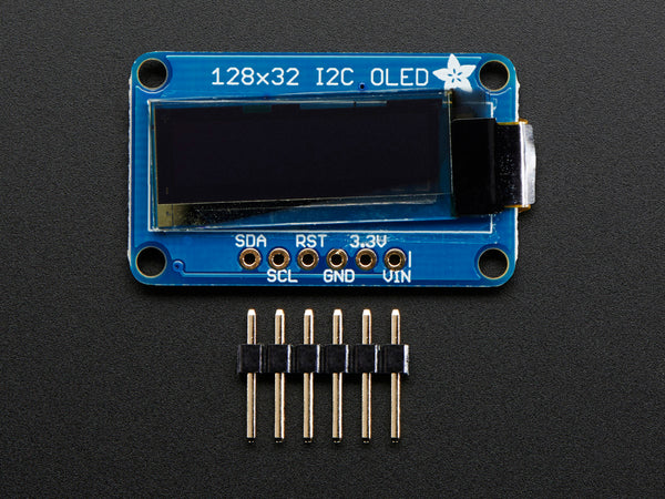 Monochrome 128x32 I2C OLED graphic display