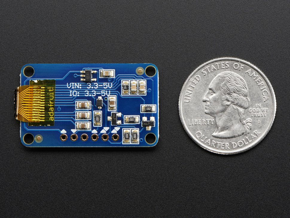 Monochrome 128x32 I2C OLED graphic display