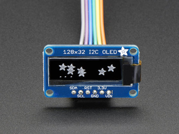 Monochrome 128x32 I2C OLED graphic display