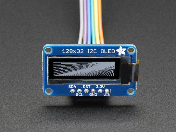 Monochrome 128x32 I2C OLED graphic display