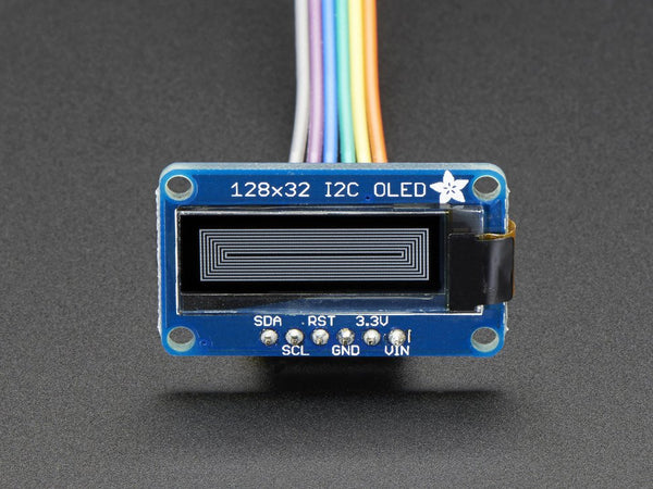 Monochrome 128x32 I2C OLED graphic display