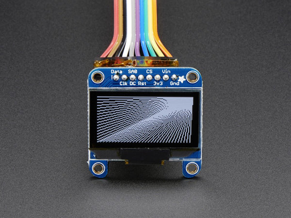 Monochrome 1.3" 128x64 OLED graphic display