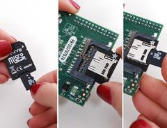 Adafruit Low-profile microSD card adapter for Raspberry Pi