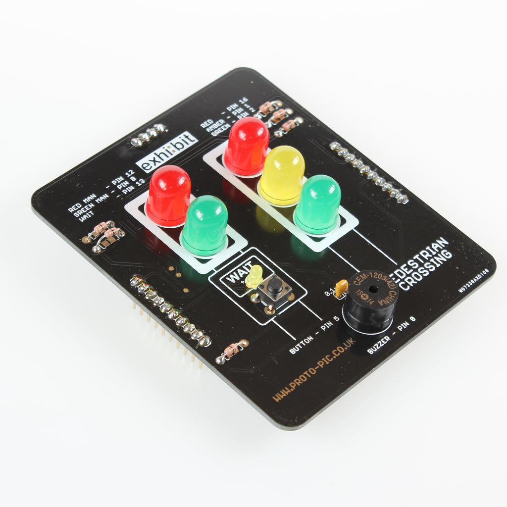 exhi:bit Pedestrian Crossing experiment board