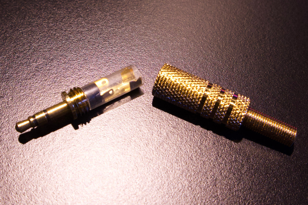 3.5mm stereo gold metal jack plug Australia