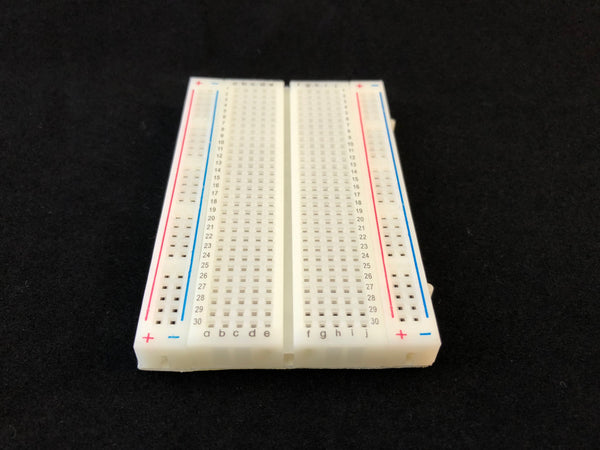 Breadboard - 400 Tie Points, Solderless, Interlocking, and Self-adhesive