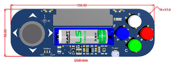 Waveshare Gamepad for the BBC micro:bit, Analog Joystick, and Buttons