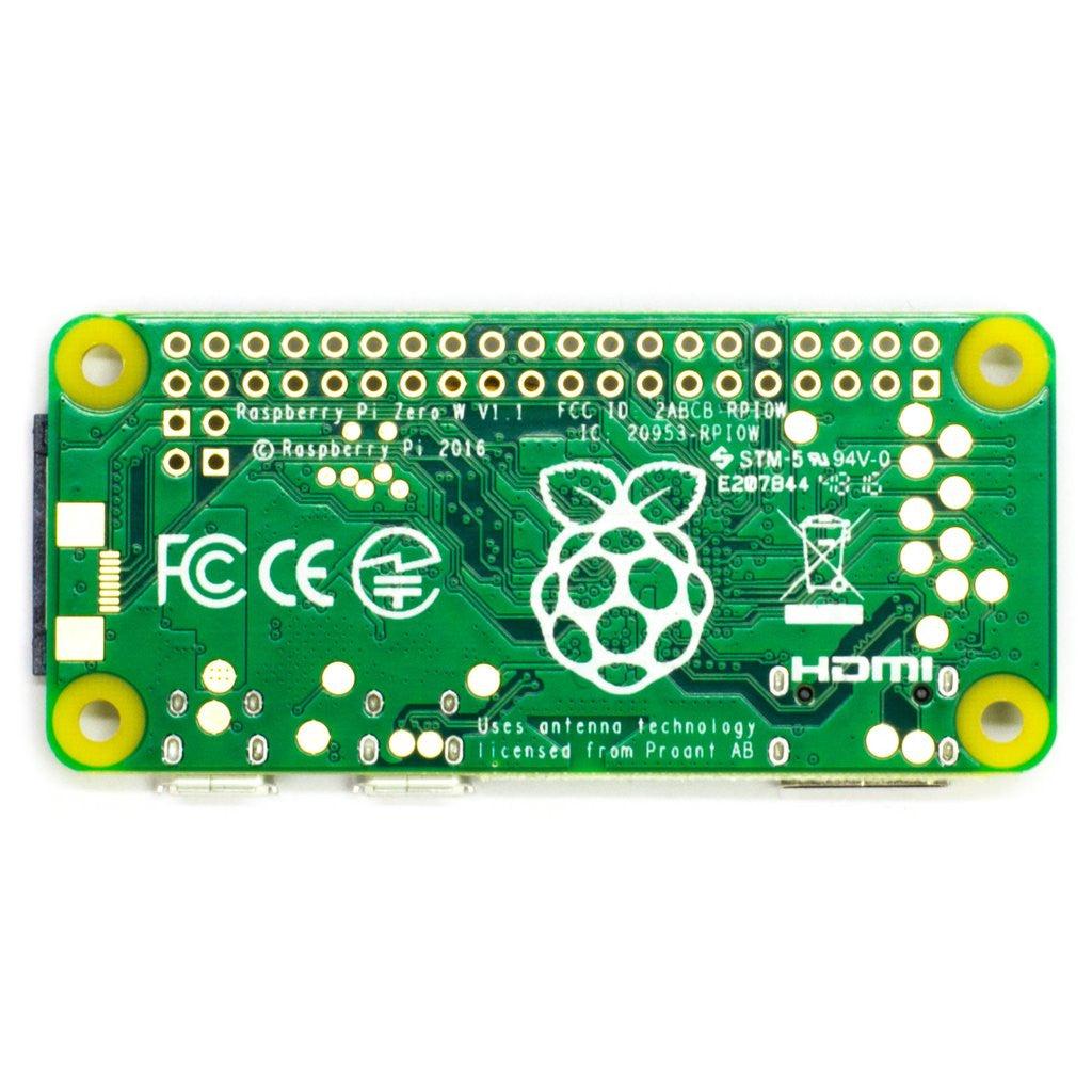 Raspberry Pi Zero W bottom view