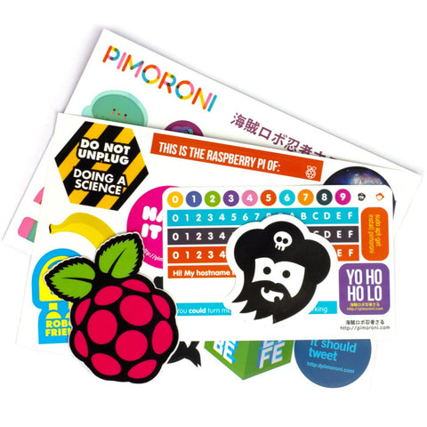 Pimoroni Super Sticker Selection