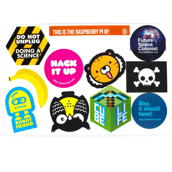 Pimoroni Super Sticker Selection