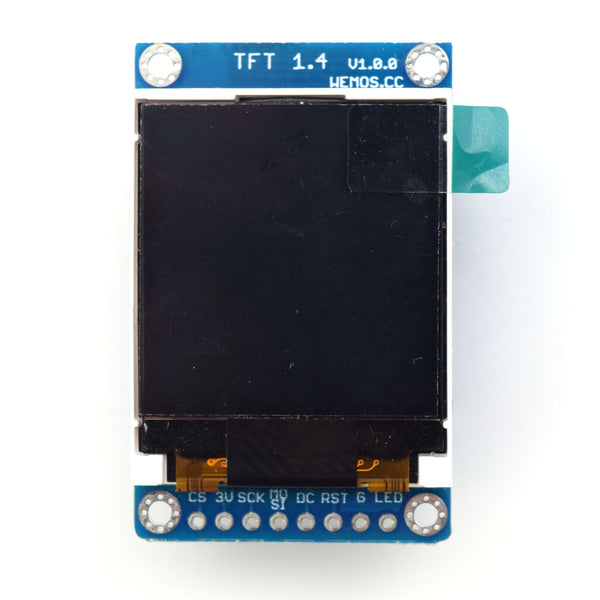 WEMOS TFT 1.4" 128X128 SPI LCD ST7735S