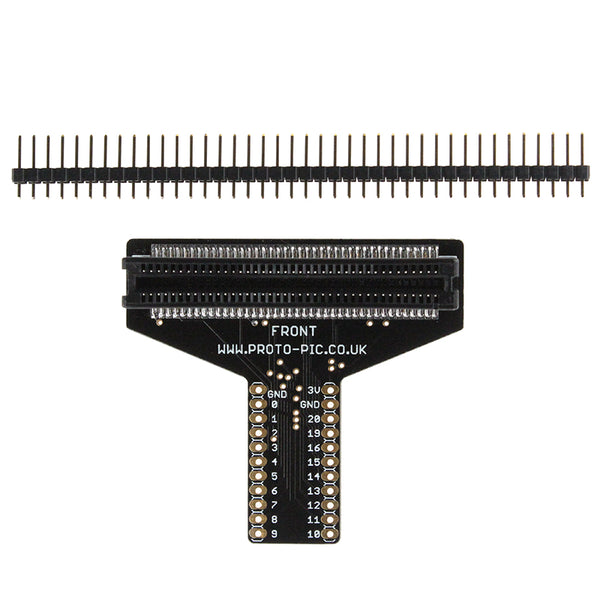 Proto-PIC bread:bit Edge Connector Breakout Board for micro:bit