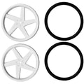 Kitronik White Wheels for fs90r servos - Pair