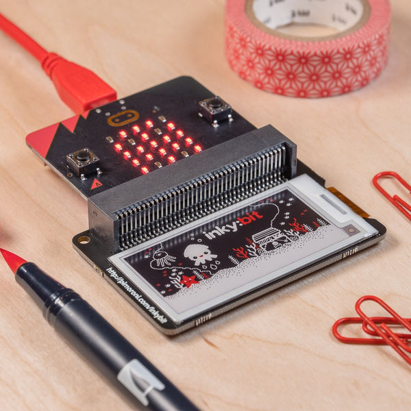 Pimoroni inky:bit for the micro:bit v2