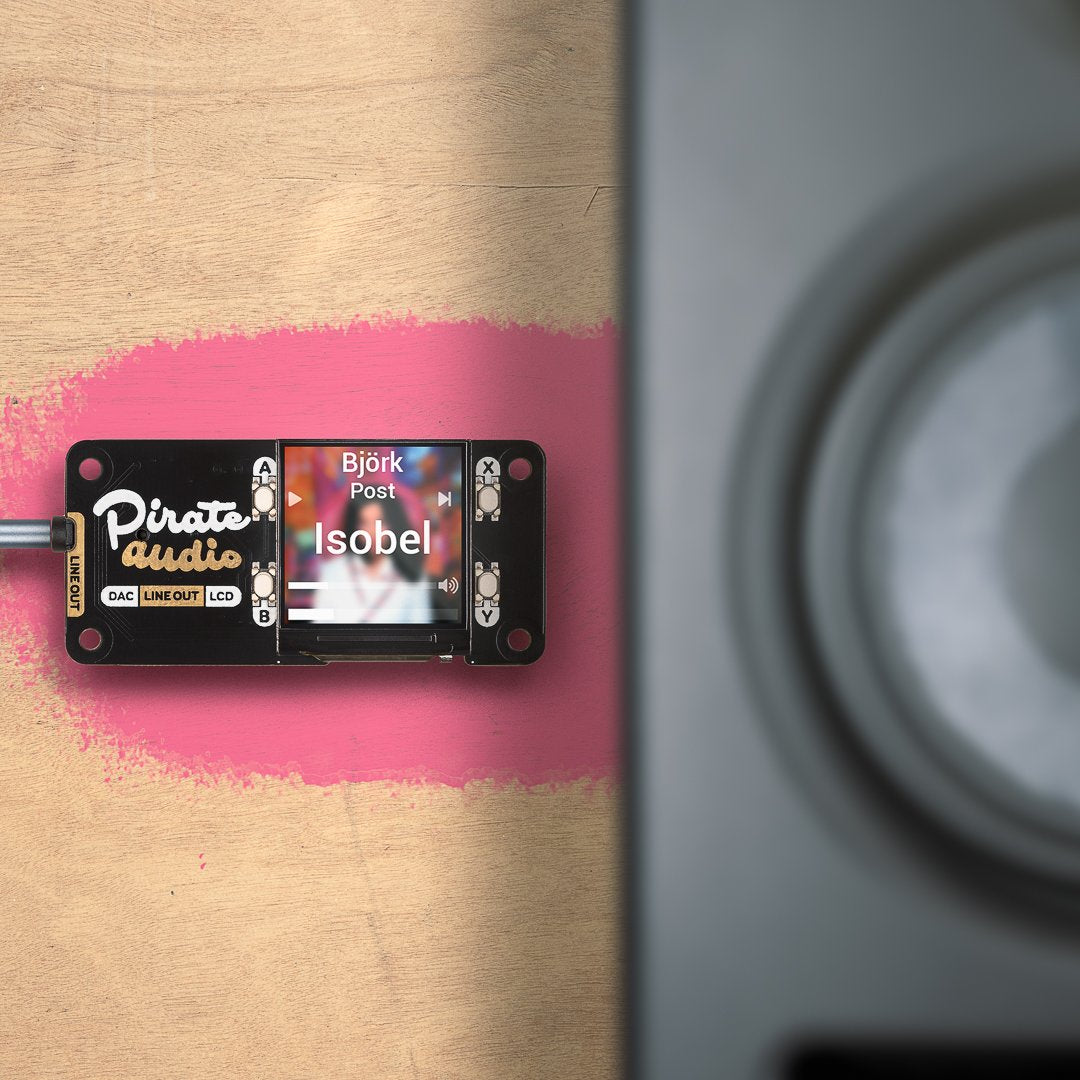 Pirate audio pHAT line-out for Raspberry Pi