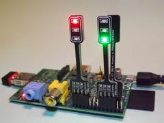 PiStop - Traffic Light Add-on for Raspberry Pi