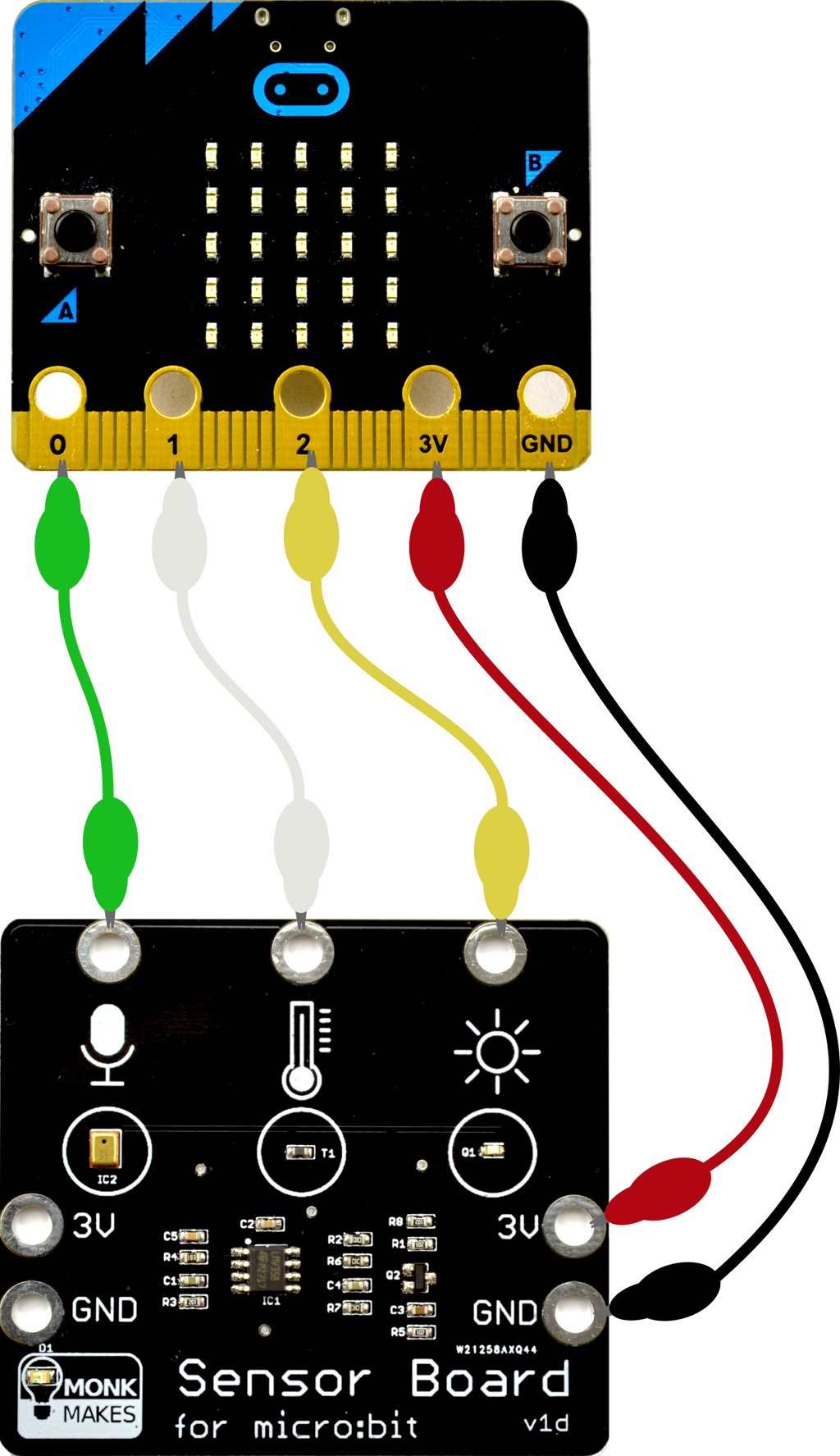 MonkMakes Sensor Board for BBC micro:bit