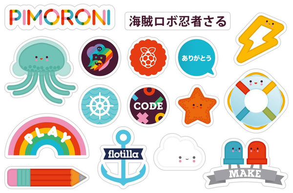 Pimoroni Super Sticker Selection