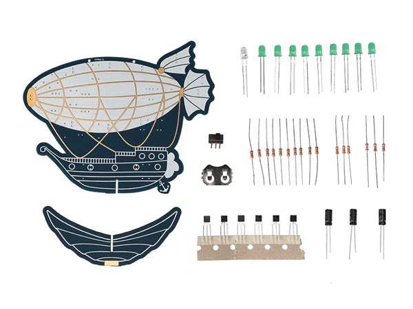 Retro Zeppelin - Educational Soldering Kit