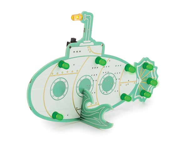 Retro Submarine - Educational Soldering Kit